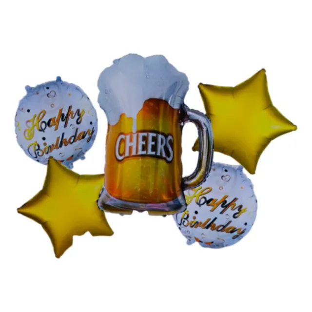 Set De Globos De Jarra De Cerveza 
