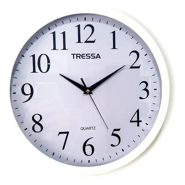Reloj Pared Tressa Rp107 Analógico Redondo 30 Cm
