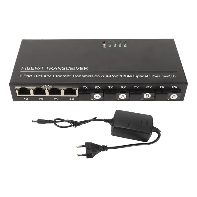 Ethernet Fast Sfp Fiber 8 Puertos 10 100 M Led Autoadaptable