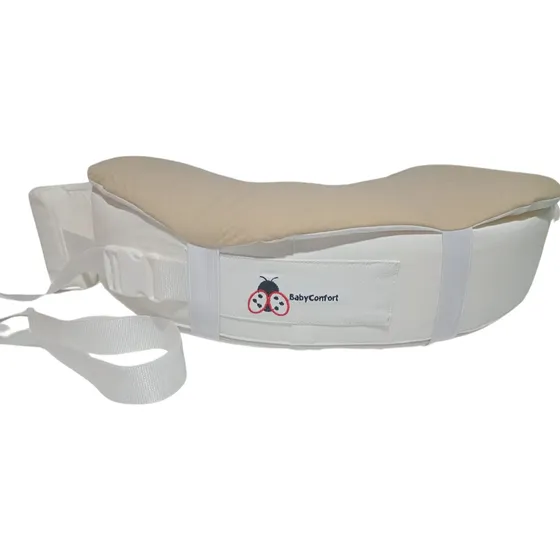 Almohada Rigida De Amamantar Baby Confort Tira Blanco Almohadilla Arena