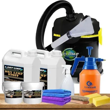 Kit Higienização De Estofados Sofá Colchão Com Aspirador