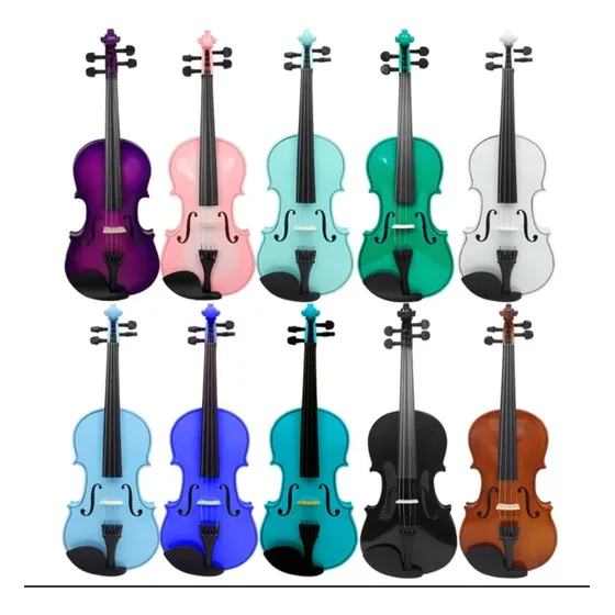 Violín 4/4 De Colores Astonvilla Av-105