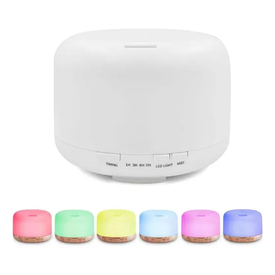Difusor De Oleos Essenciais Eletrico 300ml Controle Remoto Cor Rgb 110v/220v