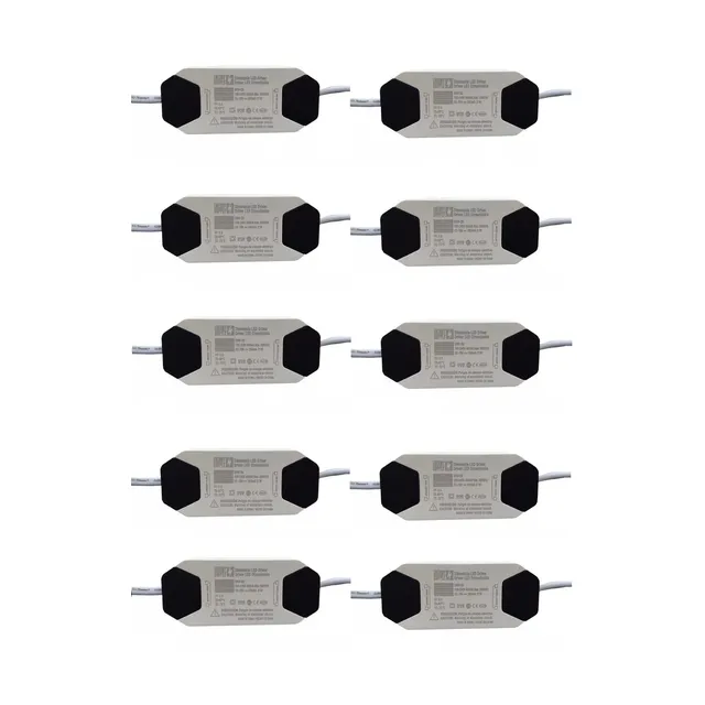 Driver Led Dimeable Regulable Salida 52-78vdc 21w 280ma X10
