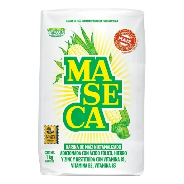 Harina De Maíz Maseca Nixtamalizado 1 Kg
