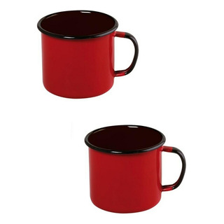 Caneca Esmaltada Ágata Original Ewel 370ml Kit 2 Unidades Caneca Esmaltada Ágata Original Ewel 370ml Kit 2 Unidades