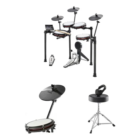 Alesis Nitro Max 8-piece Electronic Drum Kit And Accessories