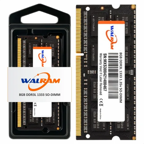 Memória Ram Gamer Walram 8gb DDR3 PC3L 1333mhz Notebook Sodimm 1.35v