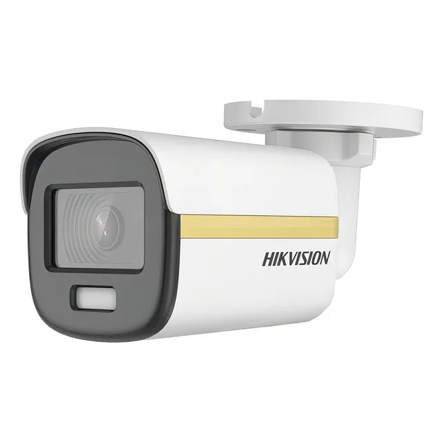 Camara Bala Turbohd 2 Mp Colorvu Micrófono Ip67 Luz 20mts Color Blanco
