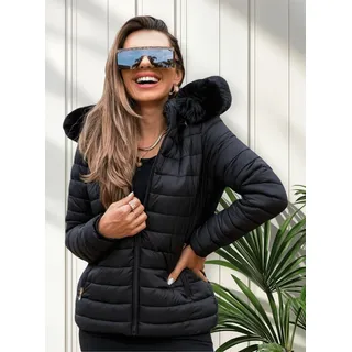 Jaqueta Touca Casaco Feminino Inverno Puffer Bobojaco Brinde Jaqueta Touca Casaco Feminino Inverno Puffer Bobojaco Brinde