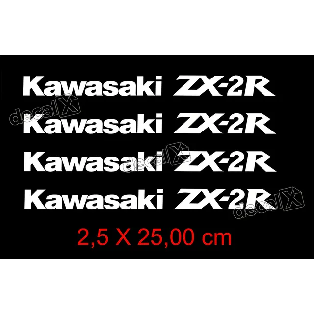 Adesivos Emblemas Centro Roda Compatível Kawasaki Zx-2r Rd7