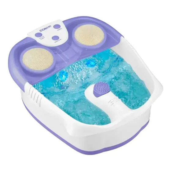 Masajeador De Pies Con Burbujas Spa Conair Blanco