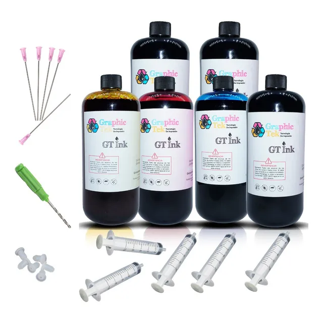 Kit Recarga Tinta Compatible Canon Pfi 107 Ipf770 780 250ml