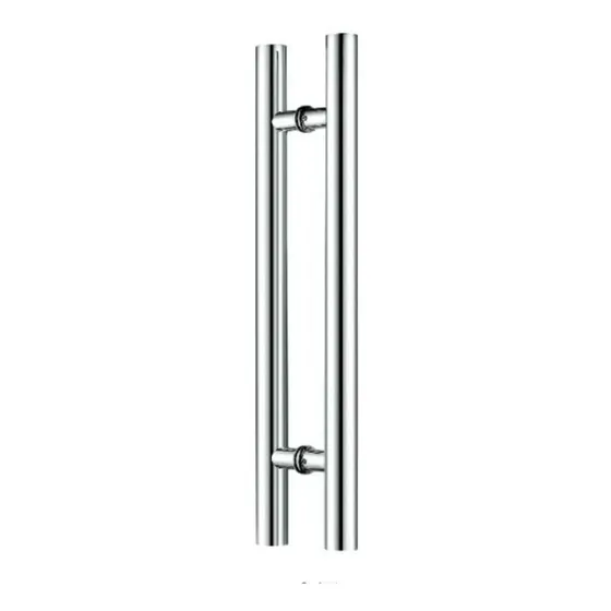 Manija Puerta Vidrio De Enfrentar Acero Inoxidable 29,5cm