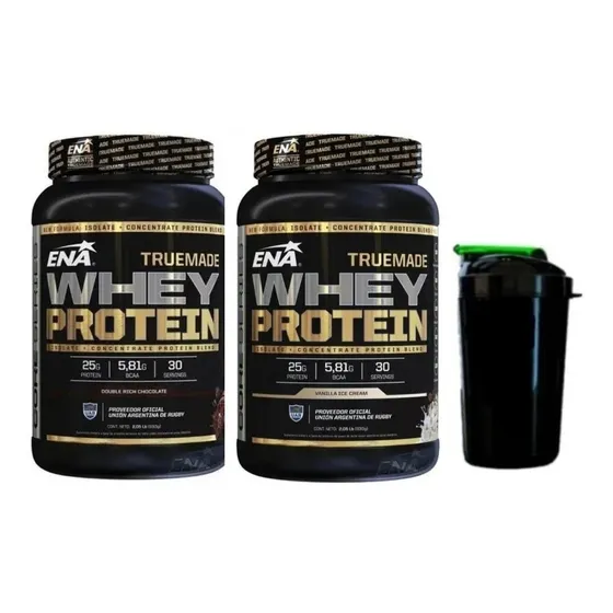 True Made Ena Whey Protein 2kg - Envío Gratis + Shaker