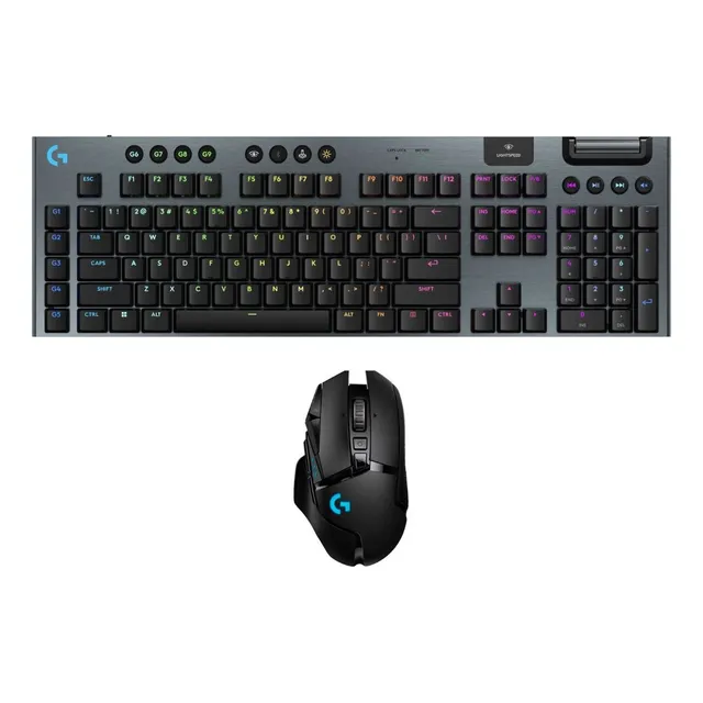 Teclado Logitech G915 X Lightspeed + Mouse G502 Lightspeed