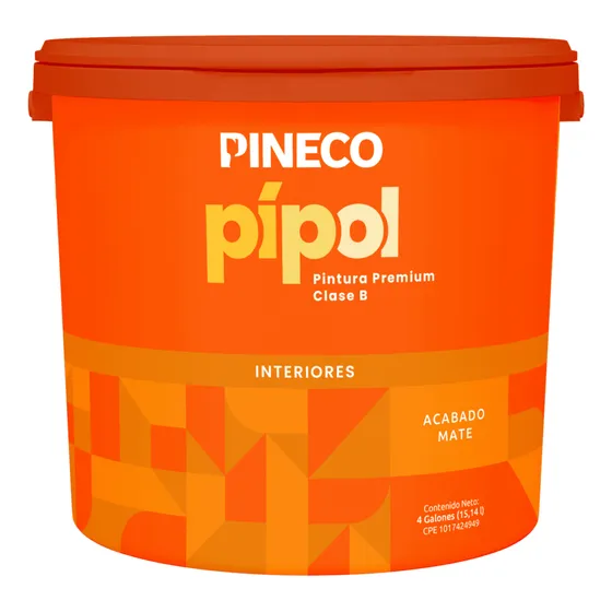 Pintura De Caucho Mate Pipol Pineco Clase B Galón