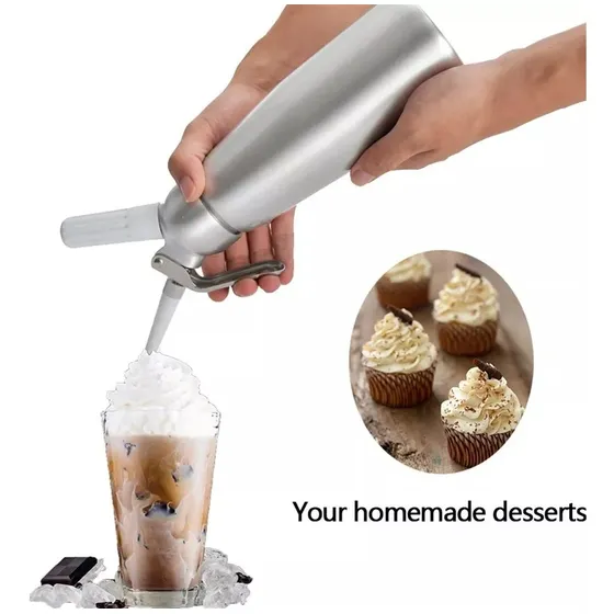 Sifón Dispensador De Crema Chantilly Barista De 500ml 