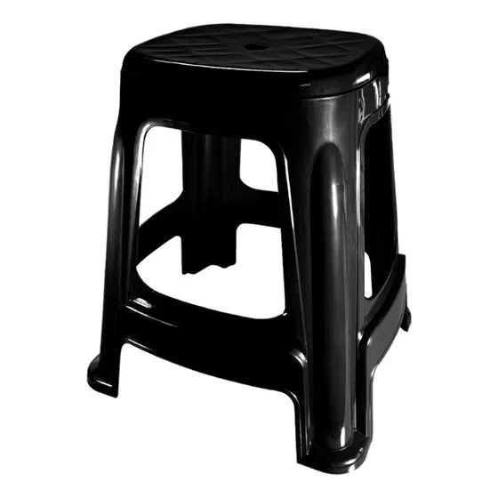 Banqueta Banco Super Reforzada X 8 Sufin Asiento Mas Ancho Xl Mayor Comodidad Banquito Resistente Apilable No Ocupan Mucho Lugar Ideal Para El Hogar Eventos Masivos acabado Brilloso 47 cm