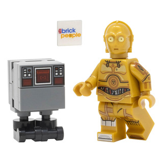 Minifigura Lego Star Wars C-3po Con El Droide Gonk (gnk) Minifigura Lego Star Wars C-3po Con El Droide Gonk (gnk)