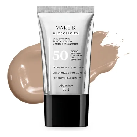 O Boticário Make B. Glycolic Tx Base Líquida 100