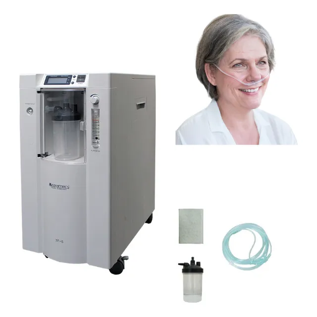 Concentrador De Oxigeno 5 L Grado Medico Con Ruedas