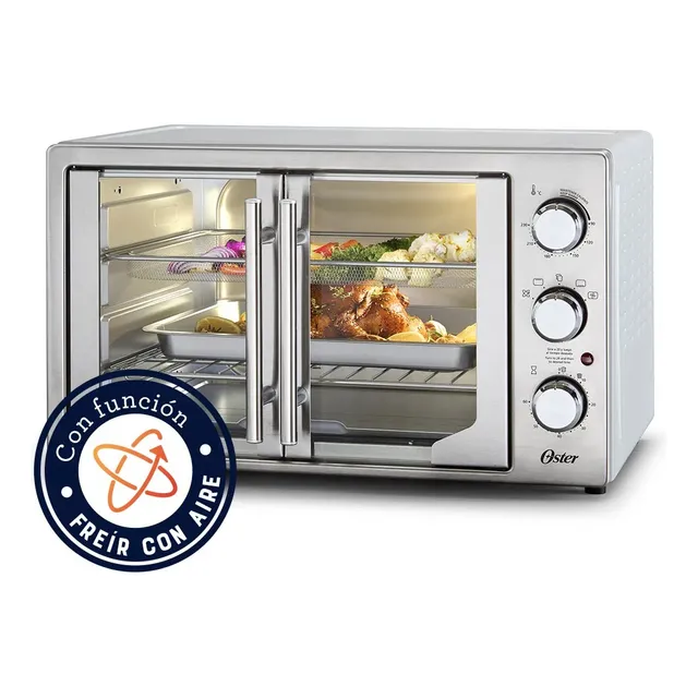 Horno Air Fry Puertas Francesas Oster 42 Litros Somos Tienda