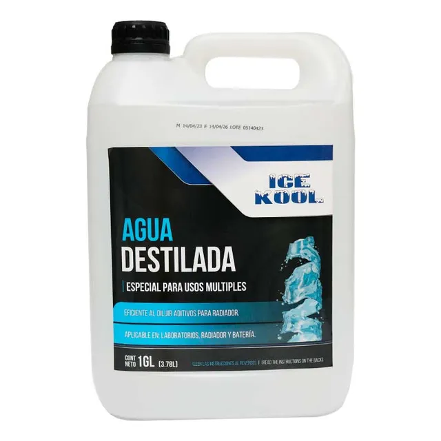 Agua Destilada Envase X 1 Litro (caja X 12 Lt) Repuestos Ren