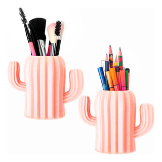 Organizador Brochas Porta Lapices Escritorio Cactus Kawaii Organizador Brochas Porta Lapices Escritorio Cactus Kawaii
