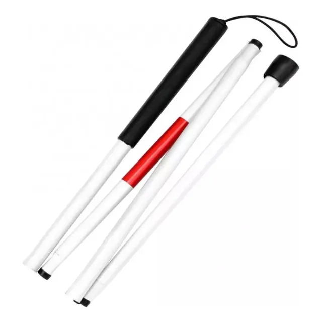 Baston Para Invidente Ciego Plegable Ajustable C/reflejante