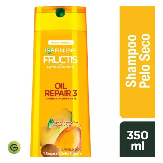 Shampoo Oil Repair 2en1 3 Aceites A Fructis