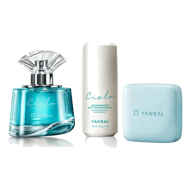 Cielo Perfume De Mujer Con Deo Roll On Y Jabon En Barra