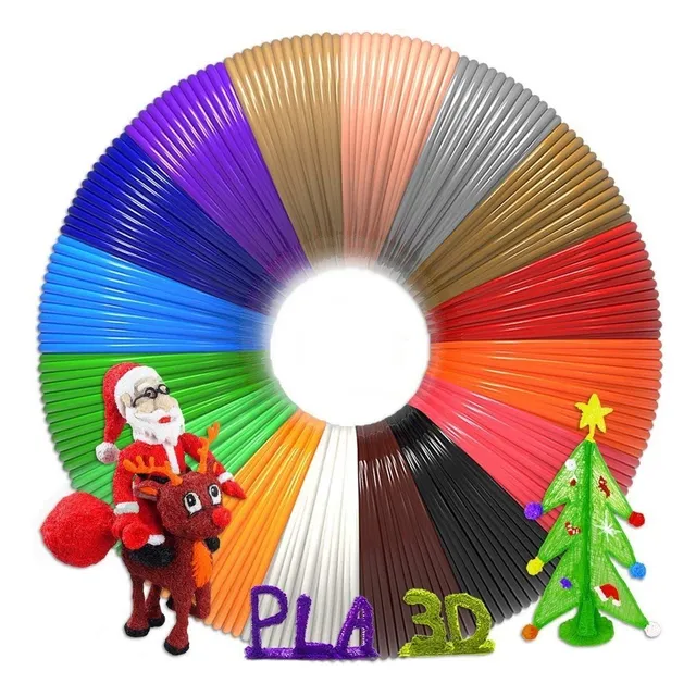 10 Filamentos Repuesto Lapiz 3d 1.75mm 100 Metros Color Pla