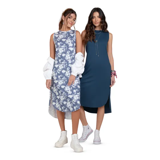 Vestido Paq X2 Mujer Multicolor 87476