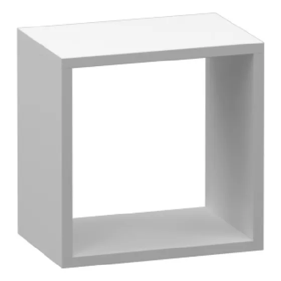 Nicho De Parede Tudo Para Decorar Quadrado Prateleira Para Suporte Flutuante Cor Branco