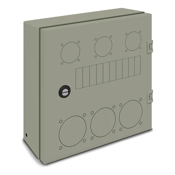 Quadro De Comando Metálico Tipo Robô 300x300x100mm