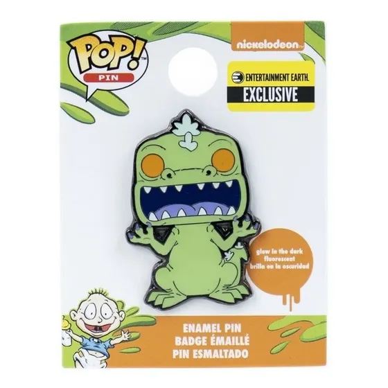Funko Pin Reptar Metalico Glow Brilla Oscuridad Exclusivo