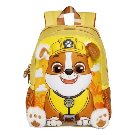 Mochila 12 Patrulha Canina Rubble Passeio 15372 Xeryus Cor 11-Amarelo - Mostarda