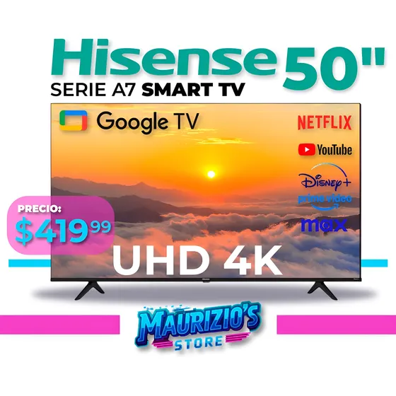 Hisense A7 50  4k Uhd Google Tv - Serie A7