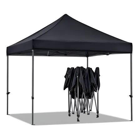 Toldo Bakam C3x300 Color Negro Lona Negra Retráctil