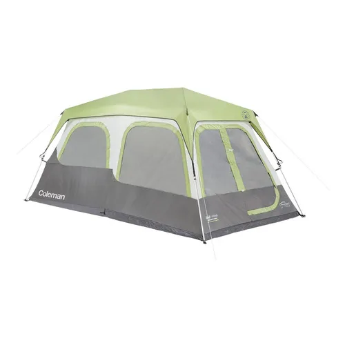 Carpa Coleman  8p Instant Cabin Color Verde Con Cubretecho Verde