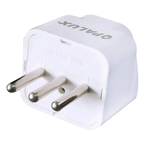 Adaptador Enchufe Multiple Redondo 3 En Linea Op603-l Opalux