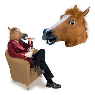 1 Mascara Cabeza Caballo Latex Mask Halloween Carnaval Disfraz 1 Mascara Cabeza Caballo Latex Mask Halloween Carnaval Disfraz