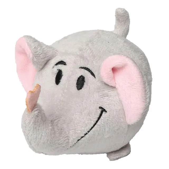Pelota de elefante de peluche Little Friends para perros Mimo, color gris