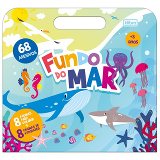 Livro Cartilha De Atividades Maleta Fundo Do Mar 68 Adesivos Aprender, Brincar E Colorir 16 PĂĄginas Tilibra Livro Cartilha De Atividades Maleta Fundo Do Mar 68 Adesivos Aprender, Brincar E Colorir 16 PĂĄginas Tilibra