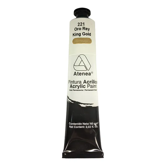 Pintura Acrilica Atenea Oro Rey 100% Original