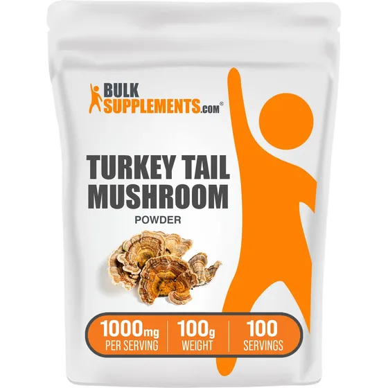 Suplemento A Granel Con Hongos De Cola De Pavo, 100 G