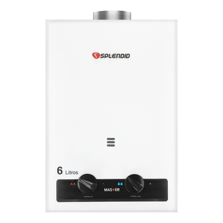 Calefont a gas GLP Splendid Master MV SB 6 blanco