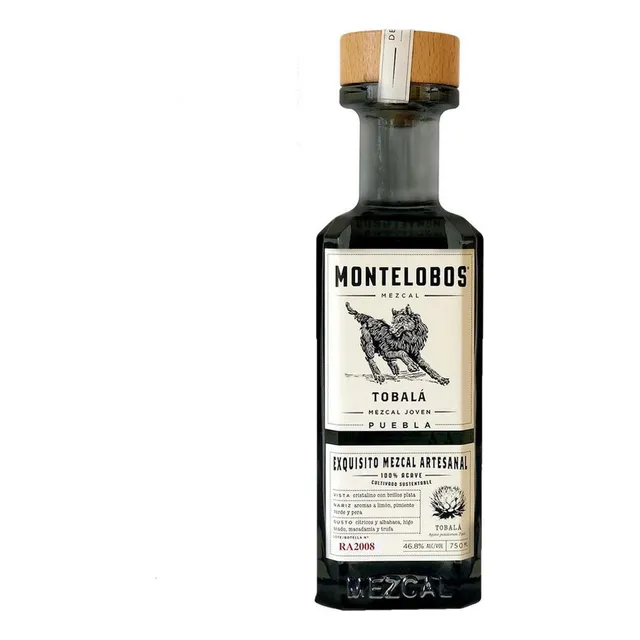 Paquete De 3 Mezcal Montelobos Tobala 750 Ml