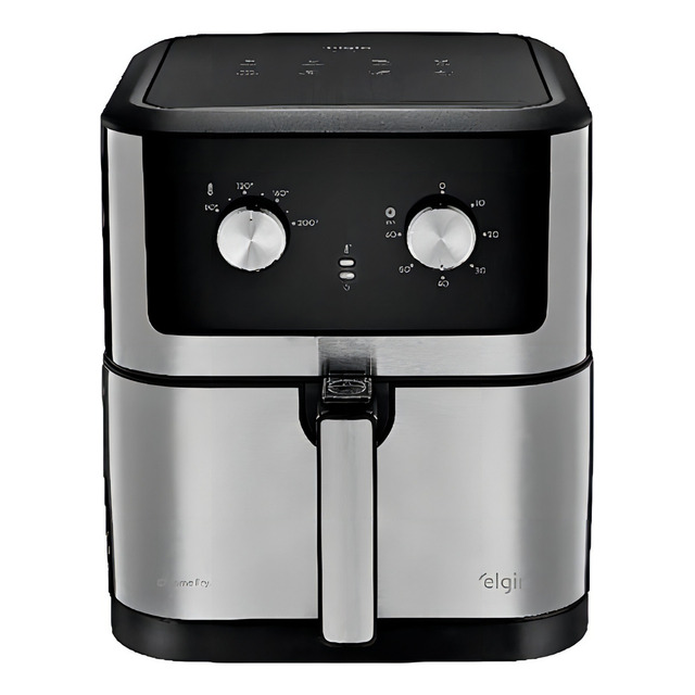 Fritadeira Elétrica Chrome Fry Inox Elgin 8l Airfryer Fritadeira Elétrica Chrome Fry Inox Elgin 8l Airfryer